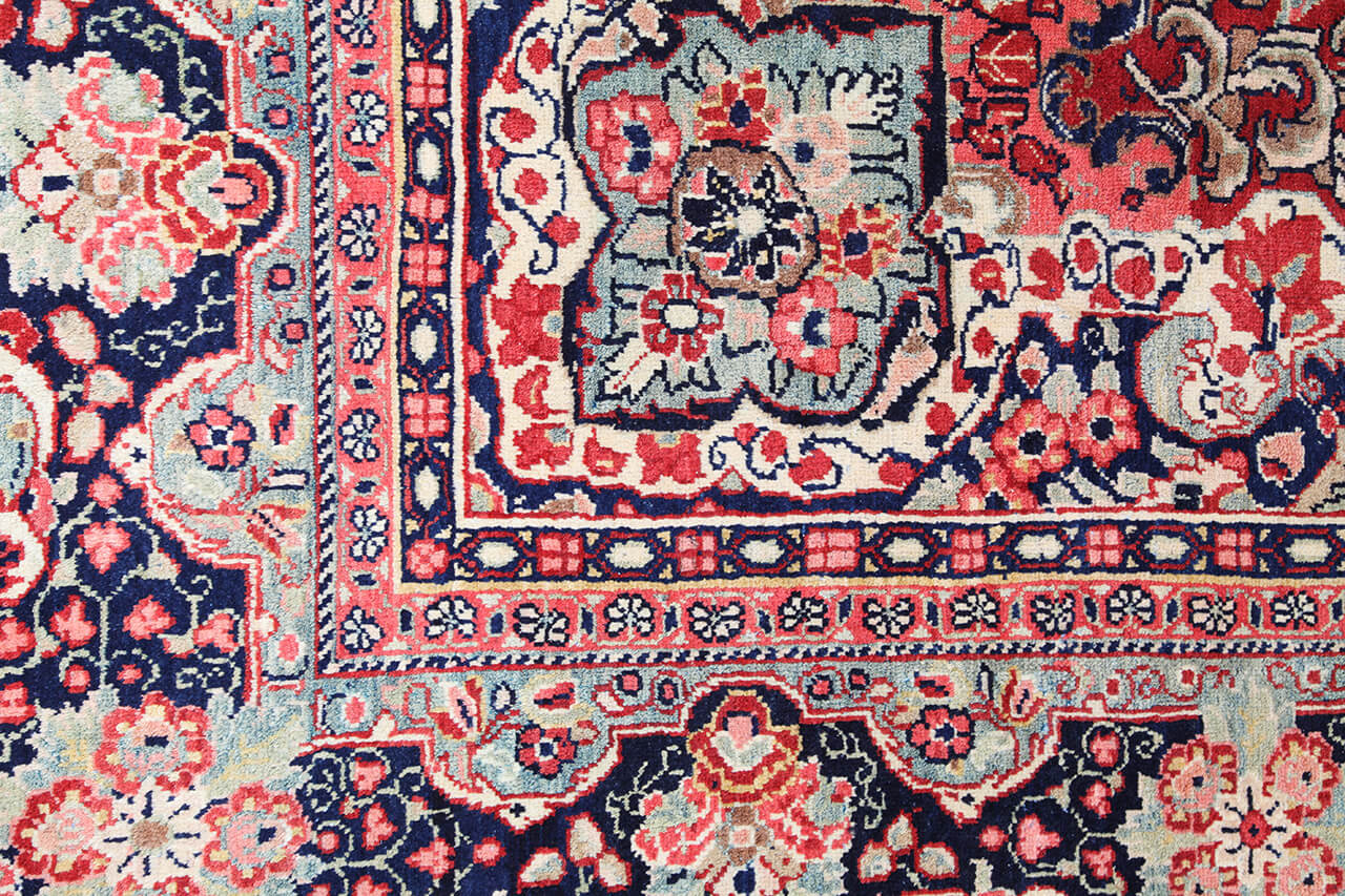 Tappeto Mahal Antico Persiano Autentico | Annodato a Mano 439x323cm