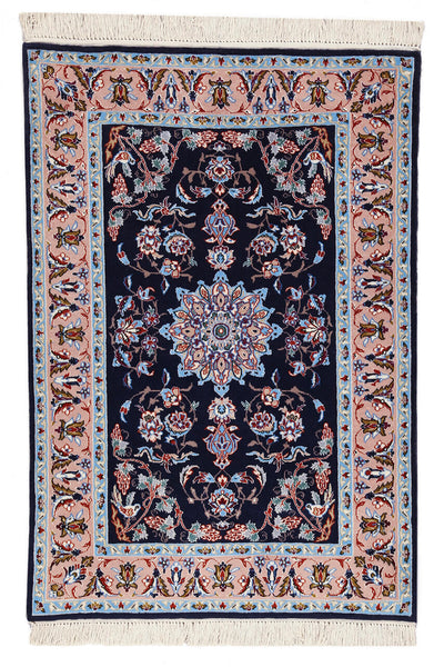 Persian Isfahan Silk & Wool Rug 100_70 cm