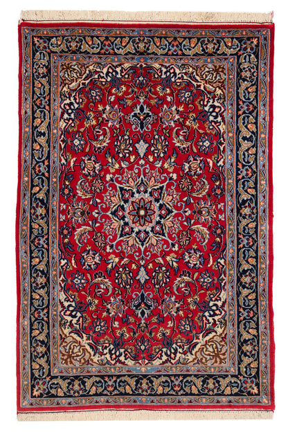 Persian Isfahan Silk & Wool Rug 105_70 cm
