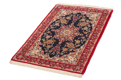Persian Isfahan Silk & Wool Rug 107_70 cm