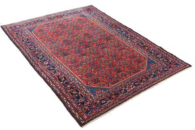 Authentic Antique Persian Malayer Rug | Hand-Knotted 193x143cm