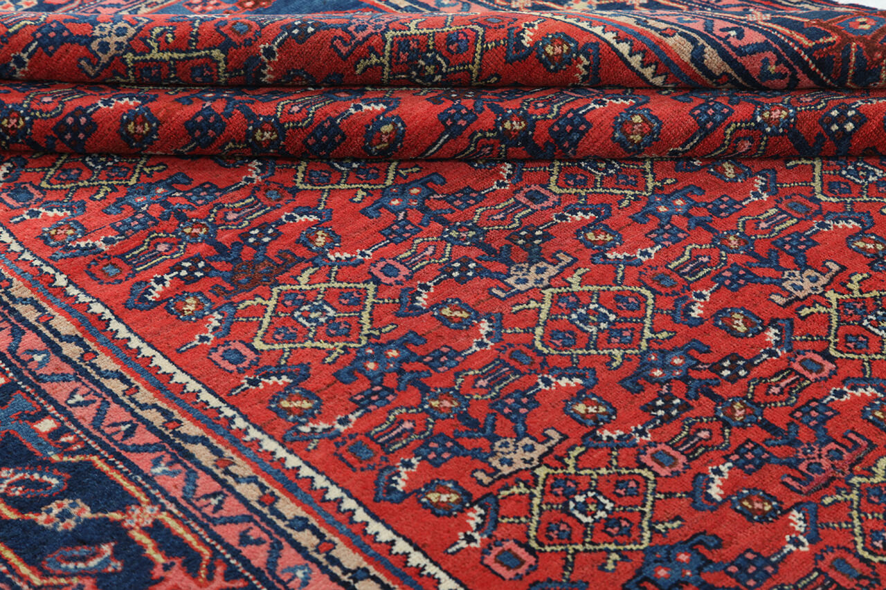 Authentic Antique Persian Malayer Rug | Hand-Knotted 193x143cm