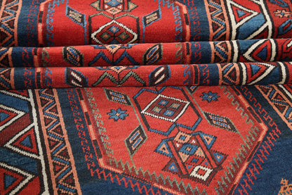 Authentic Antique Persian Malayer Rug | Hand-Knotted 390x87cm