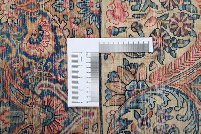 Tappeto Kerman Antico Persiano Autentico | Annodato a Mano 350x280cm - CarpetLiving
