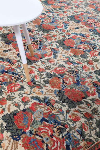 Tappeto Mahal Antico Persiano Autentico | Annodato a Mano 335x235cm