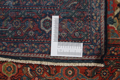 Tappeto Mahal Antico Persiano Autentico | Annodato a Mano 335x235cm