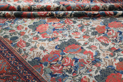 Tappeto Mahal Antico Persiano Autentico | Annodato a Mano 335x235cm - CarpetLiving
