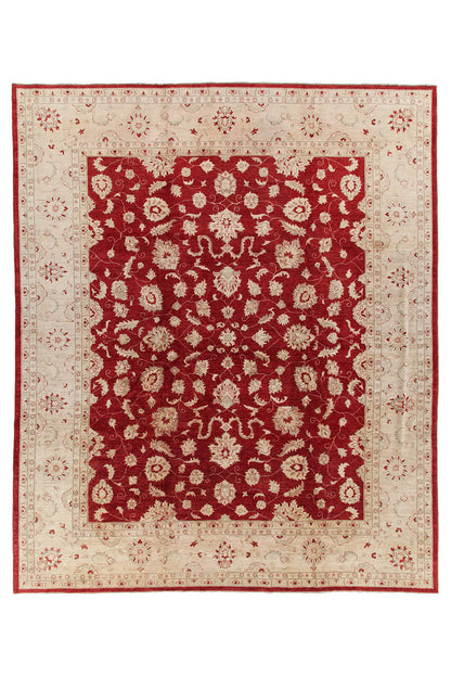 Ziegler wool carpet, handmade, 445x373cm