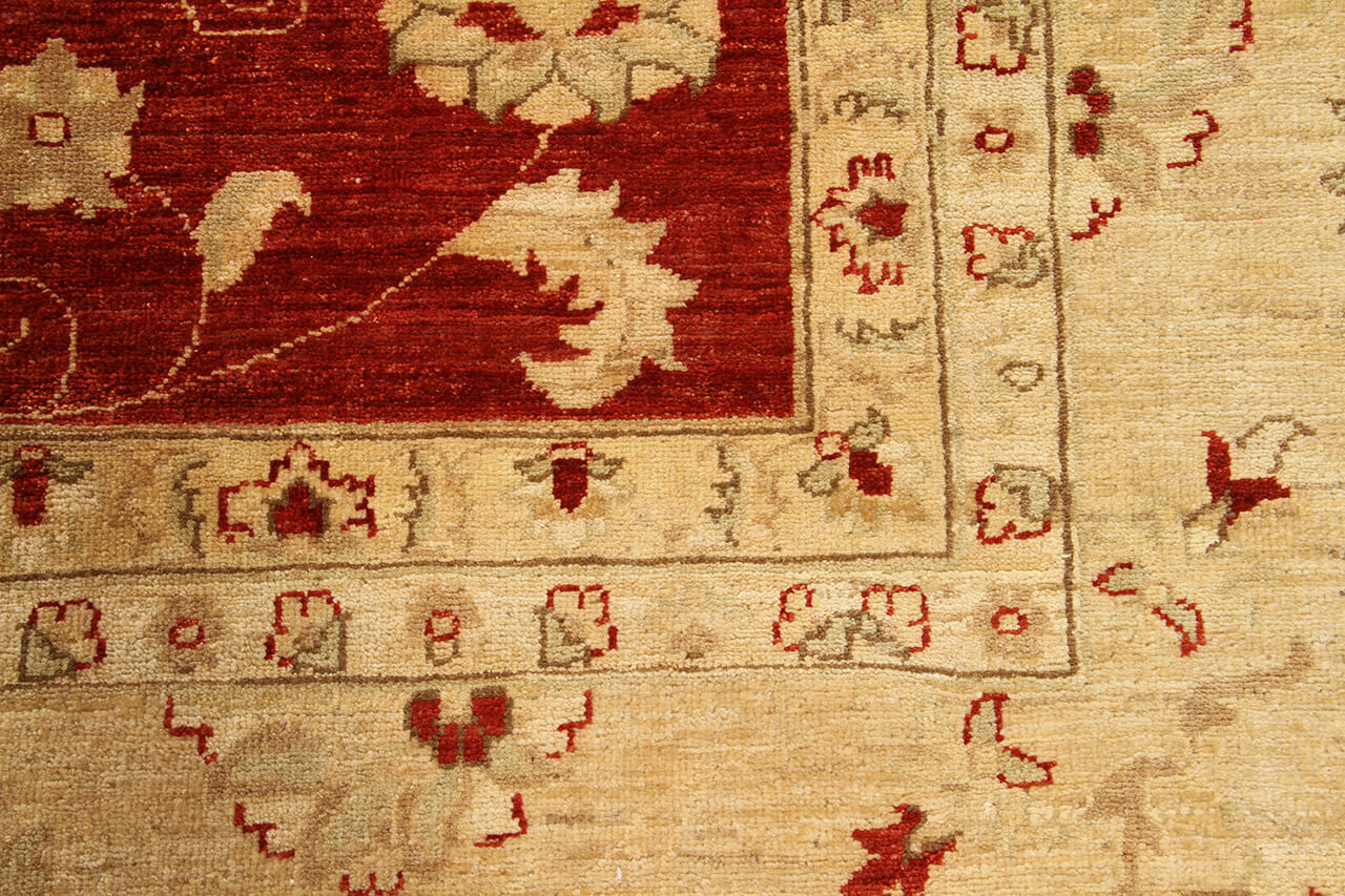 Ziegler wool carpet, handmade, 445x373cm