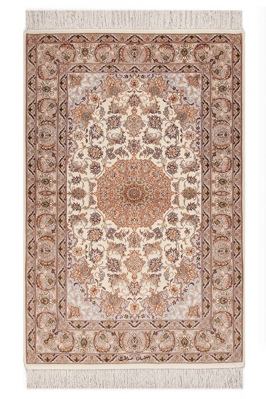 Tappeto Persiano ISFAHAN Seta/Lana 167x110cm