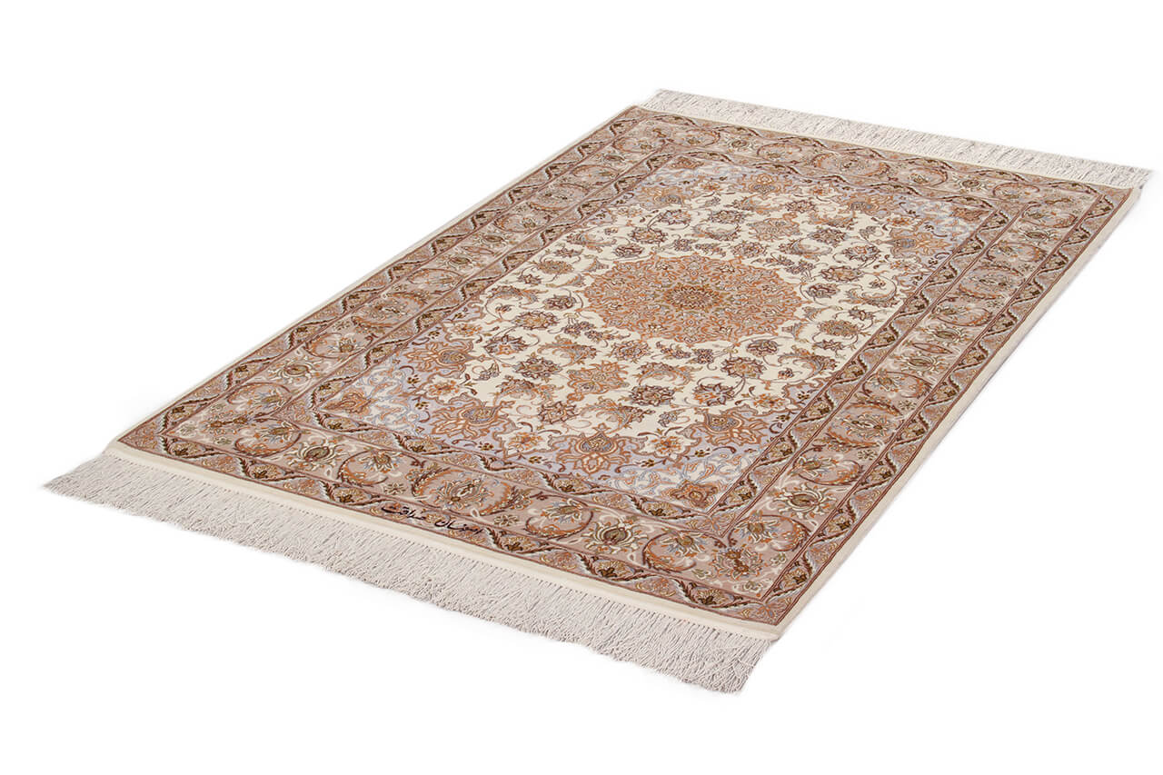 Tappeto Persiano ISFAHAN Seta/Lana 167x110cm