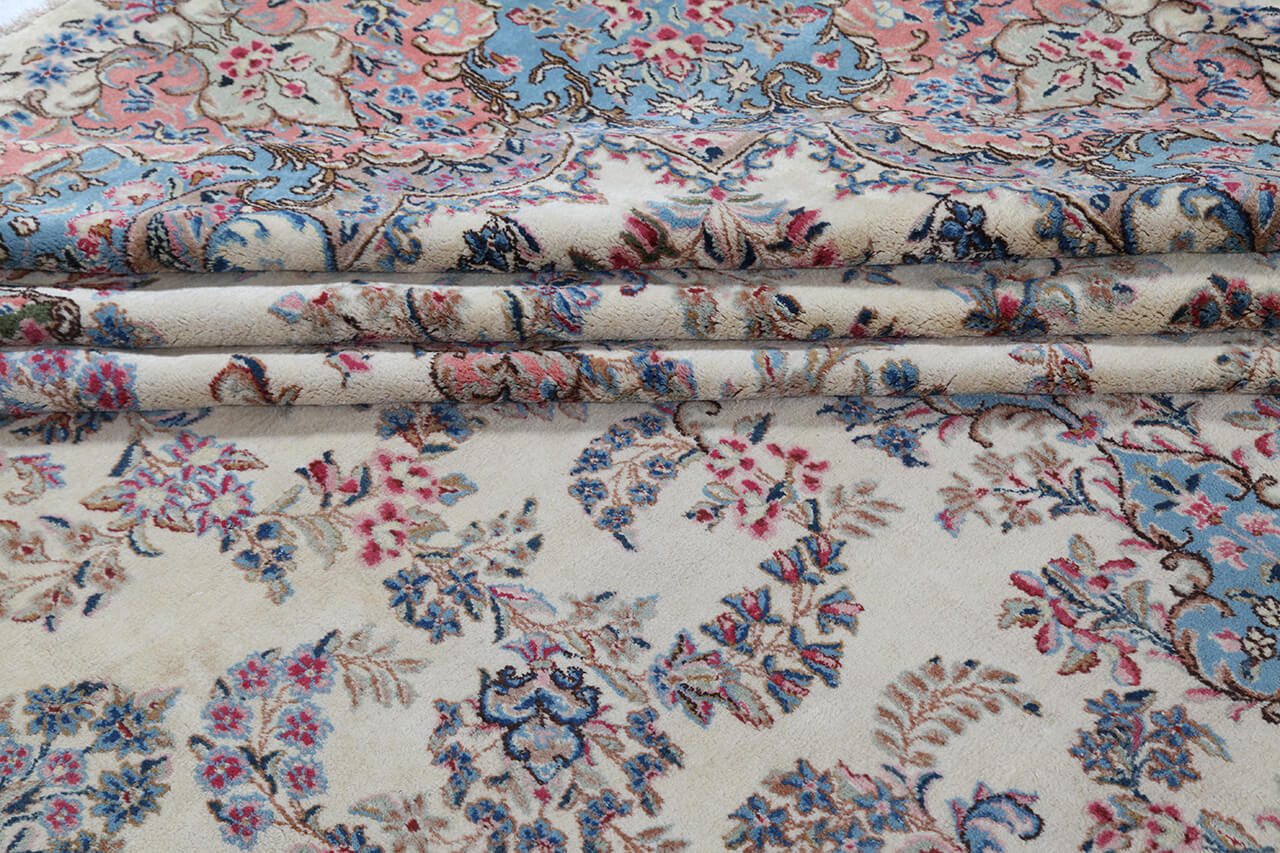 Tappeto Kerman Antico Persiano Autentico | Annodato a Mano 530x320cm