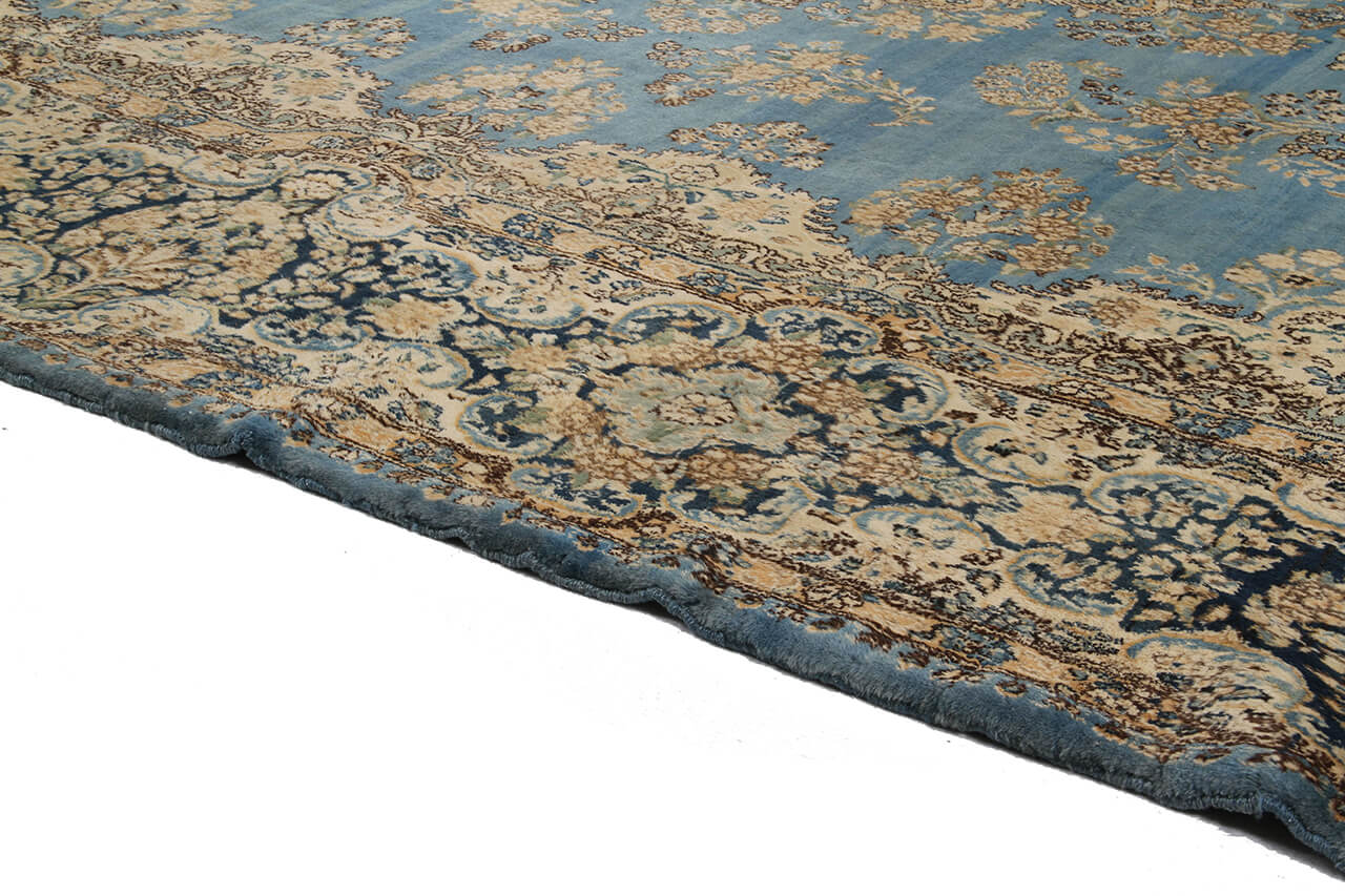 Tappeto Kerman Antico Persiano Autentico | Annodato a Mano 360x265cm