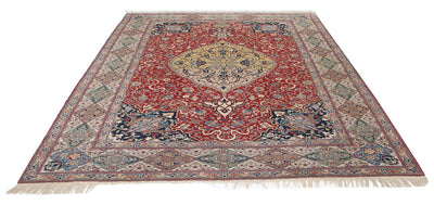 Authentic Antique Persian Isfahan Rug | Hand-Knotted 340x230cm