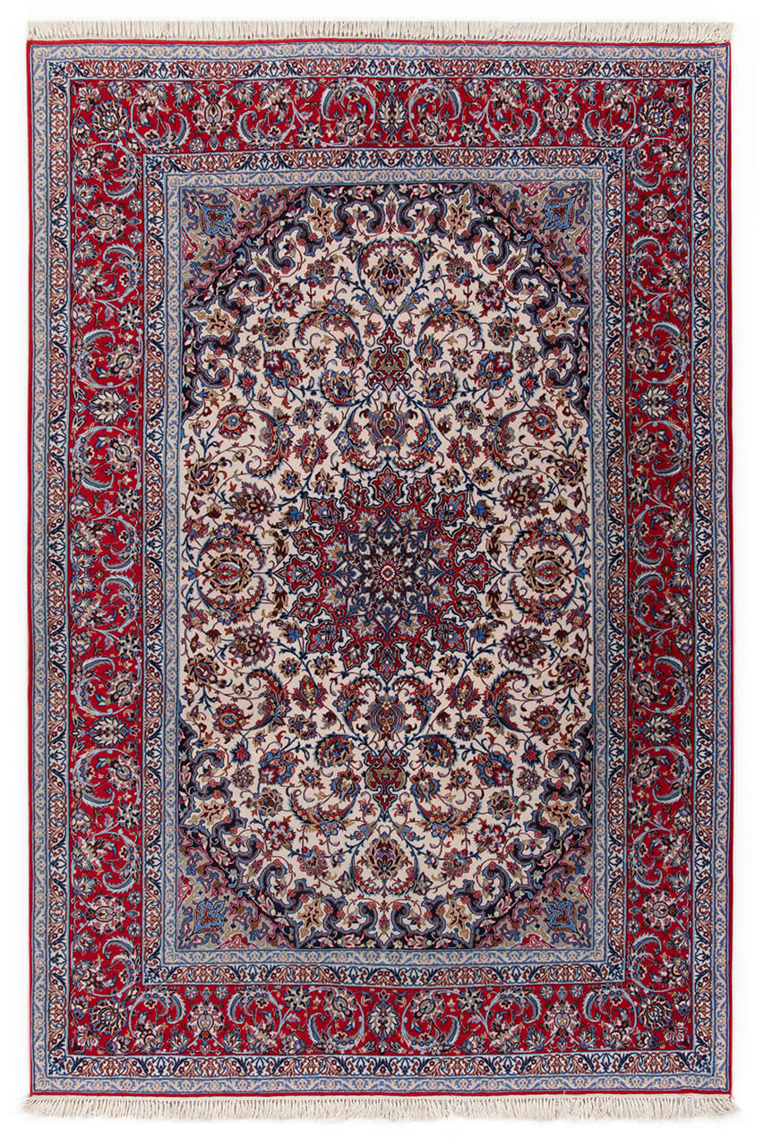 Tappeto Persiano ISFAHAN Seta/Lana 240x160cm