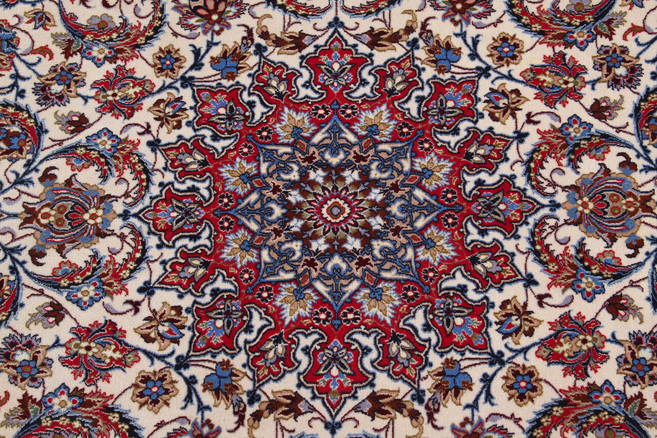 Tappeto Persiano ISFAHAN Seta/Lana 240x160cm