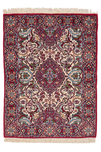 Persian Isfahan Silk & Wool Rug 93_70 cm