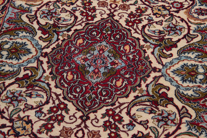 Persian Isfahan Silk & Wool Rug 93_70 cm
