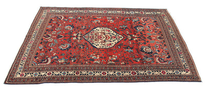 Authentic Antique Persian Isfahan Rug | Hand-Knotted 195x140cm