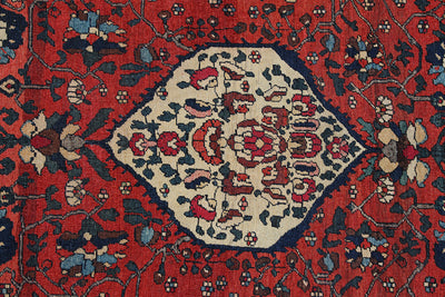 Authentic Antique Persian Isfahan Rug | Hand-Knotted 195x140cm