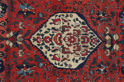 Tappeto Isfahan Antico Persiano Autentico | Annodato a Mano 195x140cm