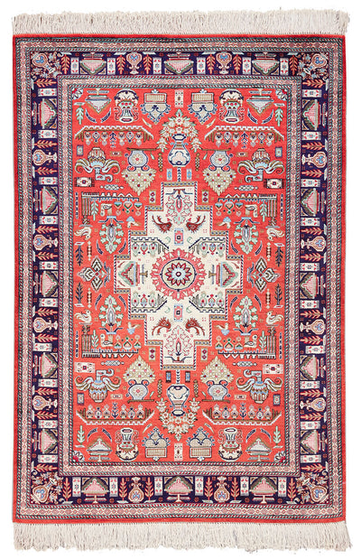 Persian Qum Silk Rug 118_81 cm