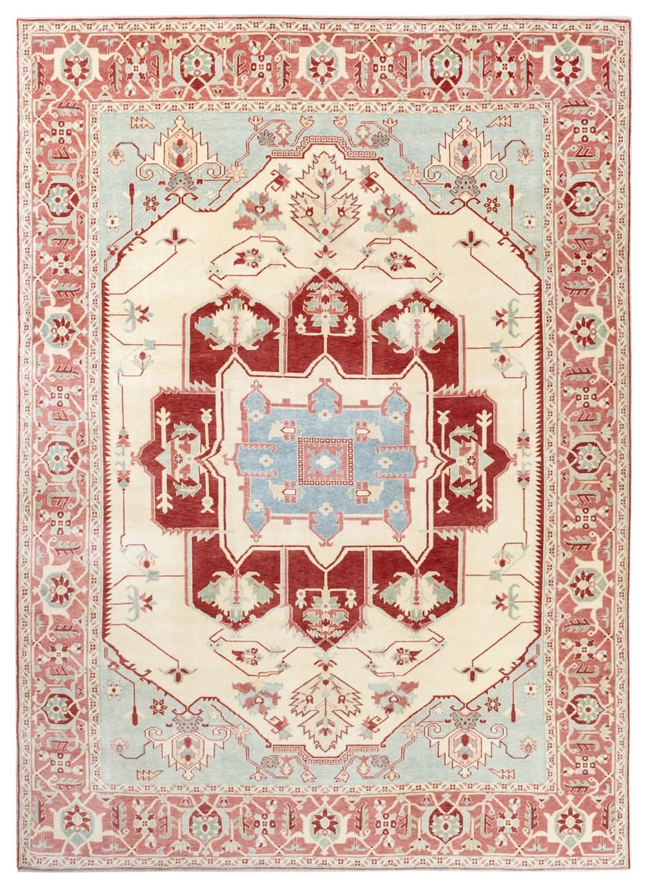 Handmade Serapi Oriental Wool Rug - 303x219cm
