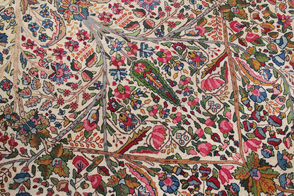 Tappeto Kerman Antico Persiano Autentico | Annodato a Mano 365x260cm