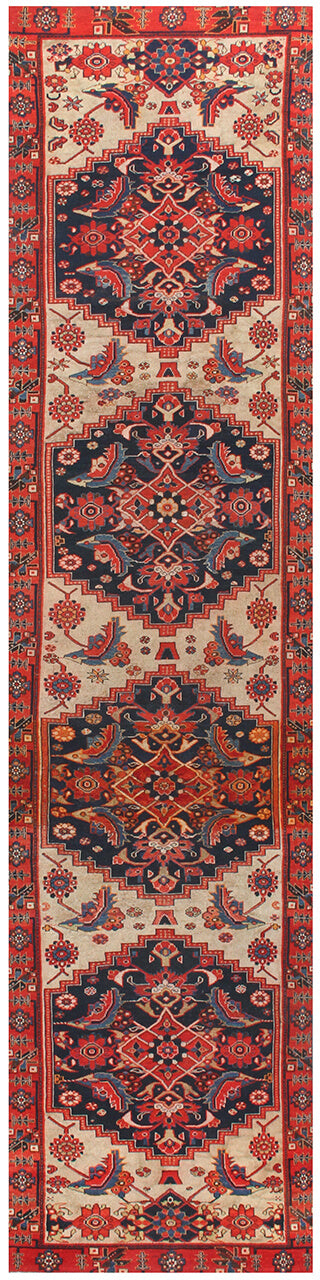 Authentic Antique Persian Malayer Rug | Hand-Knotted 490x100cm