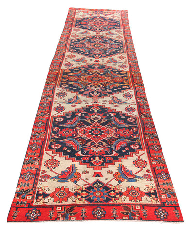 Tappeto Malayer Antico Persiano Autentico | Annodato a Mano 490x100cm - CarpetLiving