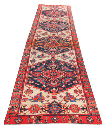 Authentic Antique Persian Malayer Rug | Hand-Knotted 490x100cm