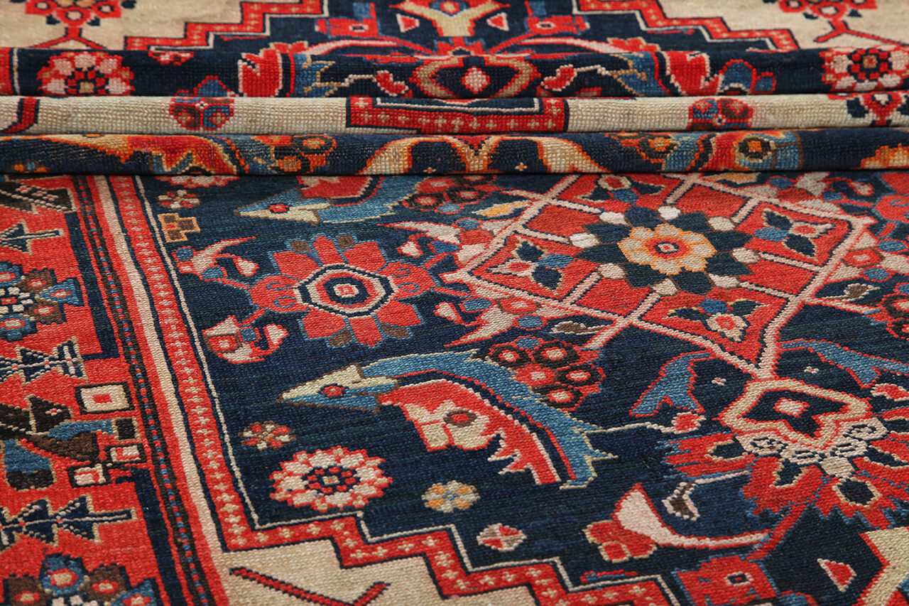 Authentic Antique Persian Malayer Rug | Hand-Knotted 490x100cm