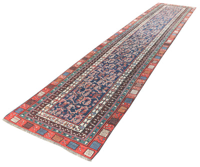 Tappeto Malayer Antico Persiano Autentico | Annodato a Mano 675x100cm - CarpetLiving