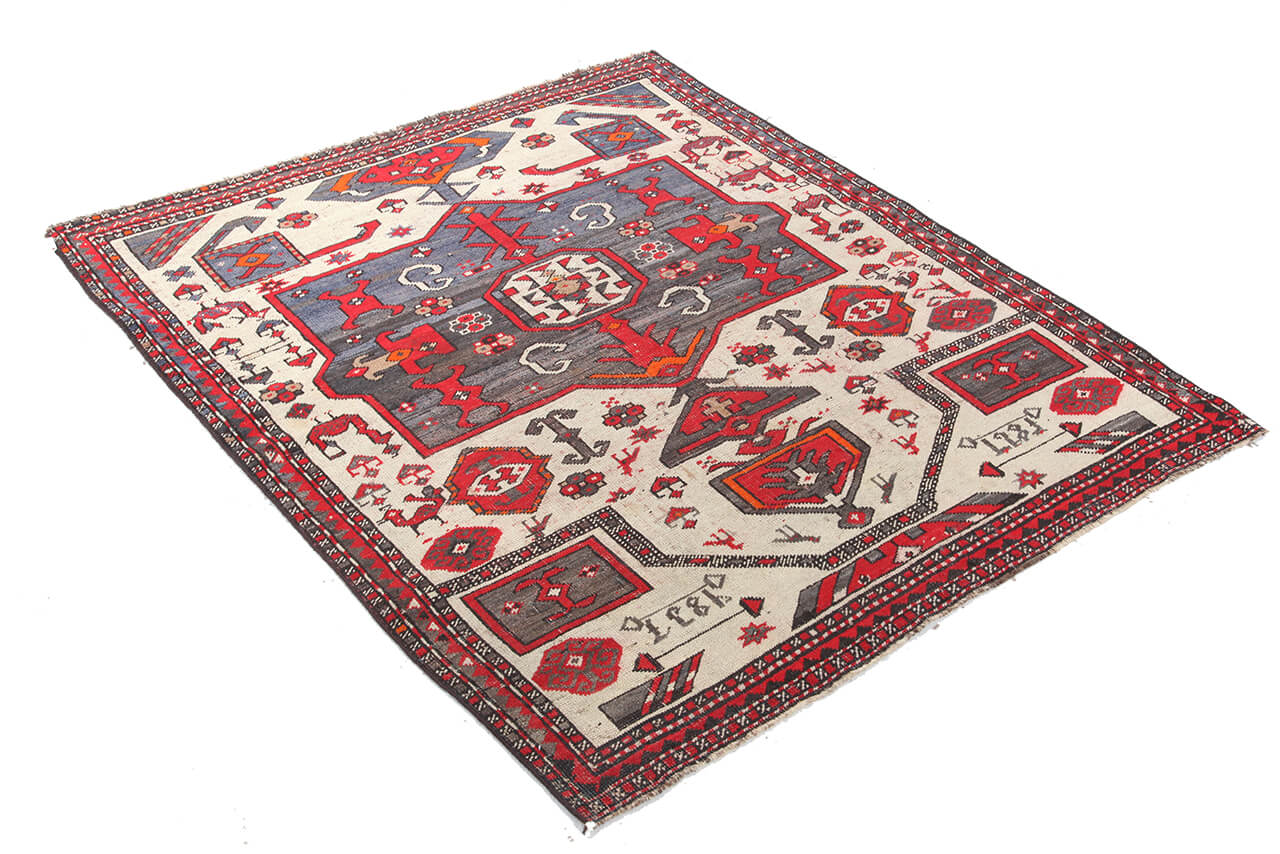 Authentic Antique Anatolian Rug | Hand-Knotted 160x120cm