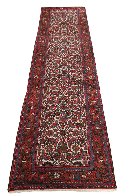 Authentic Antique Persian Malayer Rug | Hand-Knotted 380x85cm