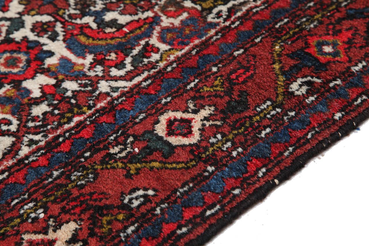 Authentic Antique Persian Malayer Rug | Hand-Knotted 380x85cm