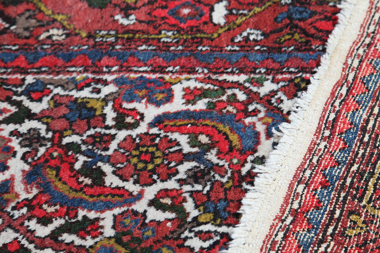 Authentic Antique Persian Malayer Rug | Hand-Knotted 380x85cm