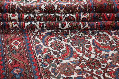 Authentic Antique Persian Malayer Rug | Hand-Knotted 380x85cm