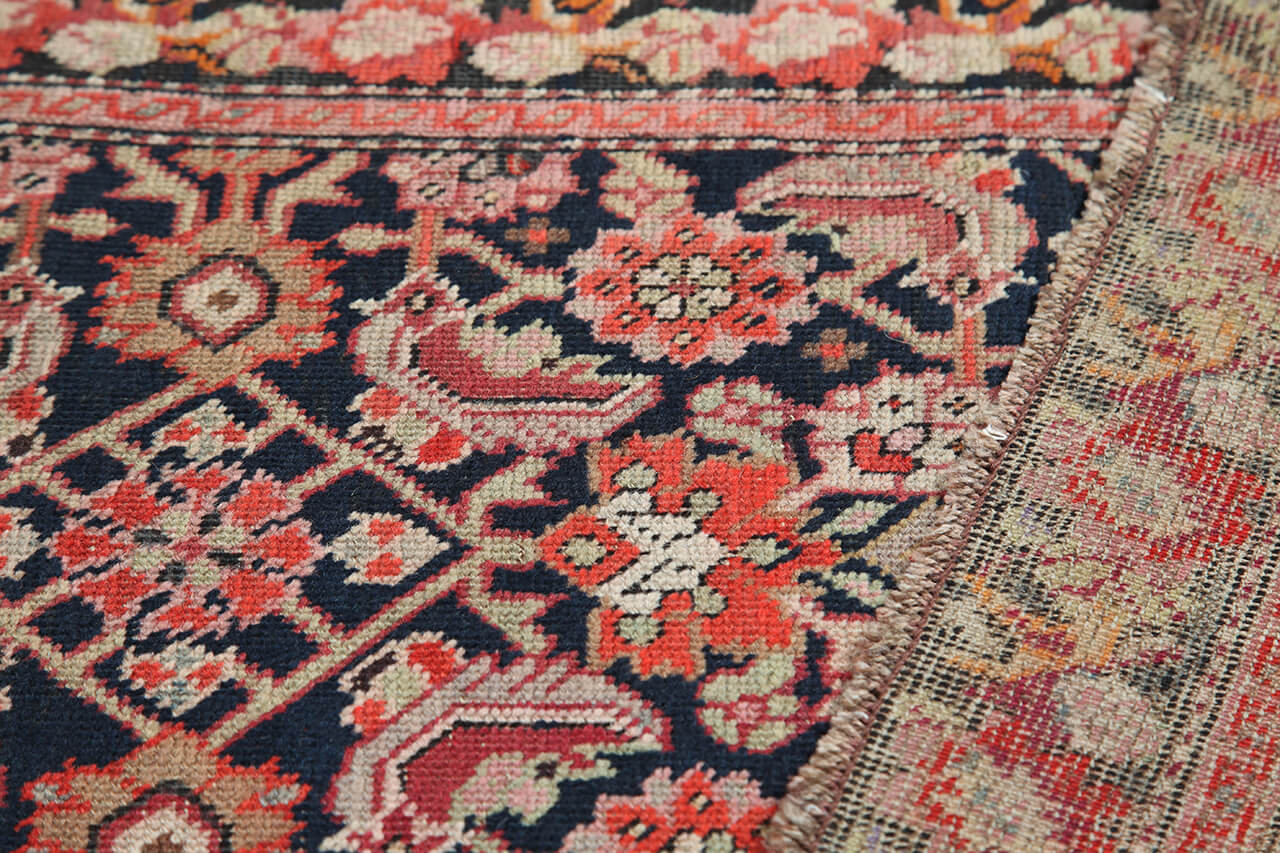 Authentic Antique Persian Malayer Rug | Hand-Knotted 450x105cm