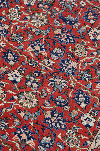 Authentic Antique Persian Isfahan Rug | Hand-Knotted 143x102cm