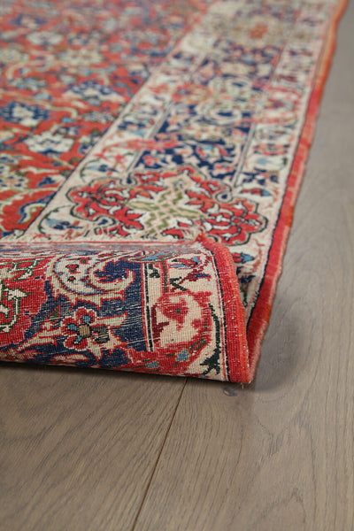 Authentic Antique Persian Isfahan Rug | Hand-Knotted 143x102cm