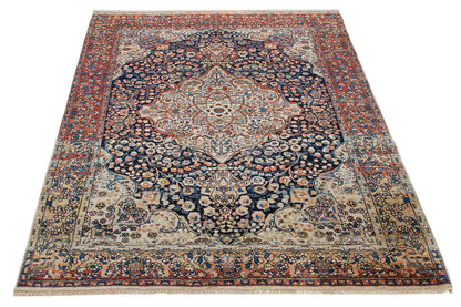 Authentic Antique Persian Farahan Rug | Hand-Knotted 207x137cm