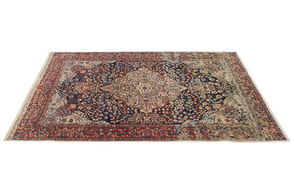 Authentic Antique Persian Farahan Rug | Hand-Knotted 207x137cm