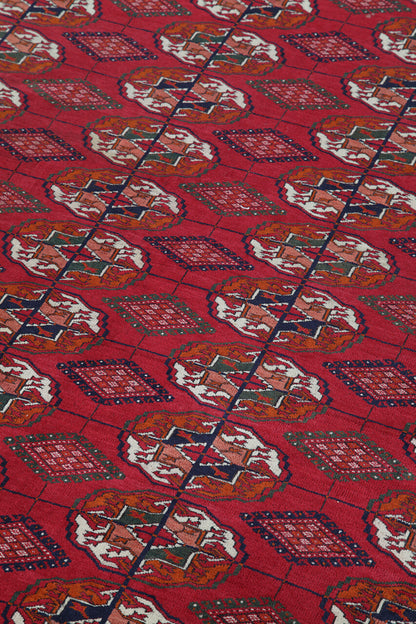 Tappeto Orientale Bouchara Antico: Autentico Tappeto Turcomanno 300x225cm