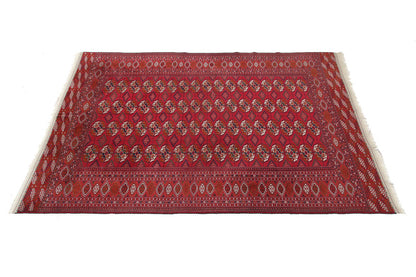 Tappeto Orientale Bouchara Antico: Autentico Tappeto Turcomanno 300x225cm