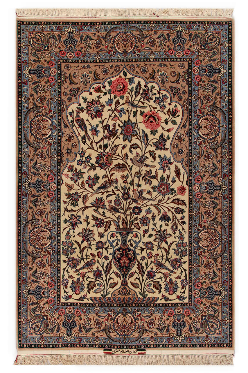 Tappeto Persiano ISFAHAN Seta/Lana 235x156cm