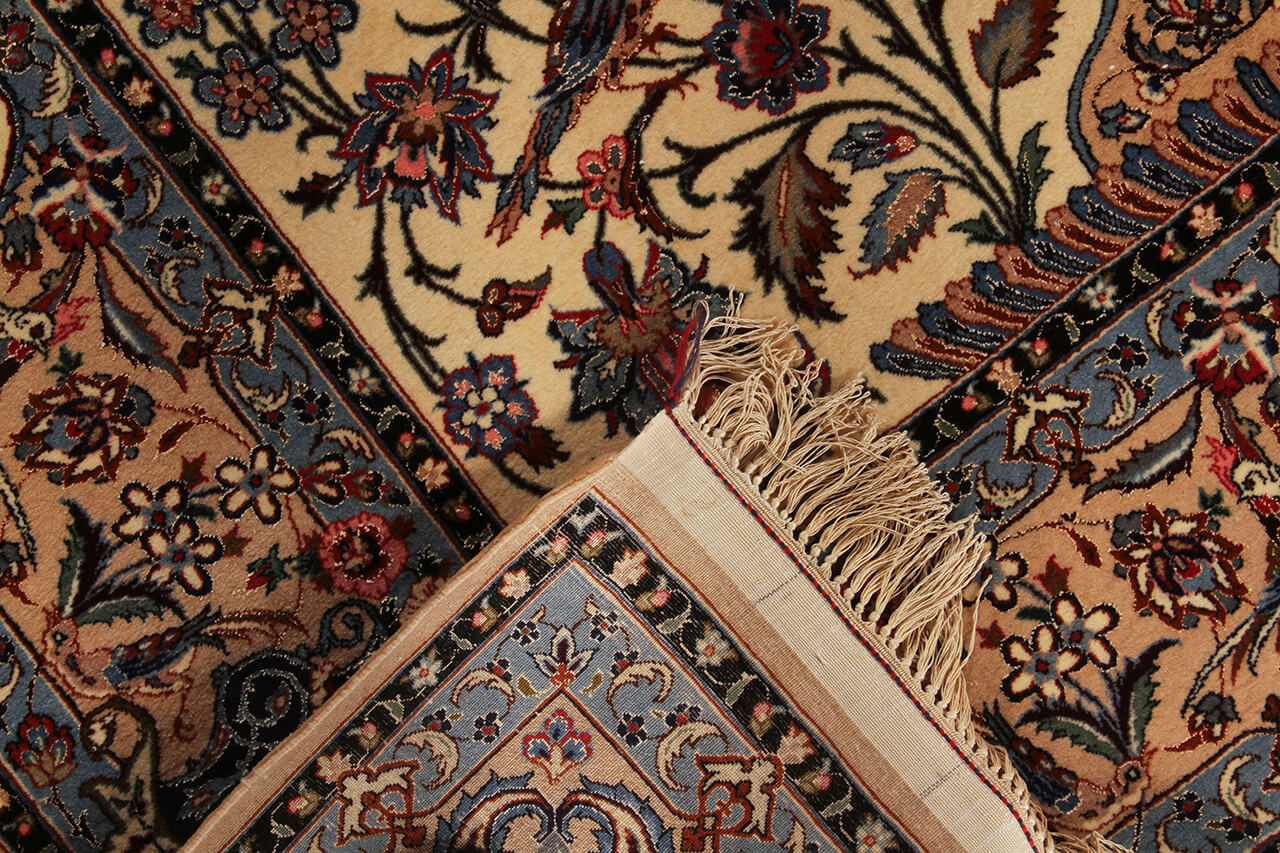 Tappeto Persiano ISFAHAN Seta/Lana 235x156cm
