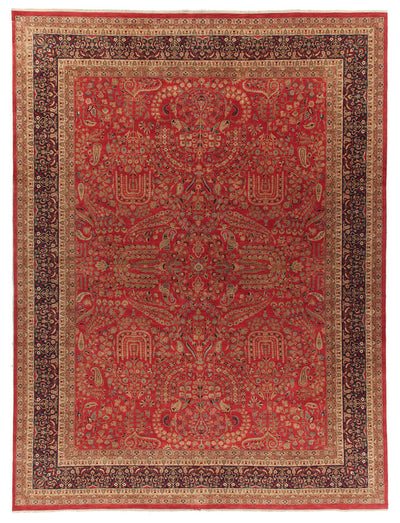 Tappeto orientale classico in lana fine, fatto a mano 400x300cm