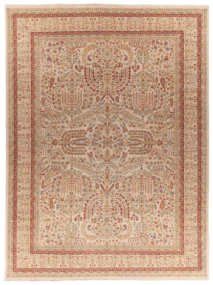 Tappeto orientale classico in lana fine, fatto a mano 400x300cm