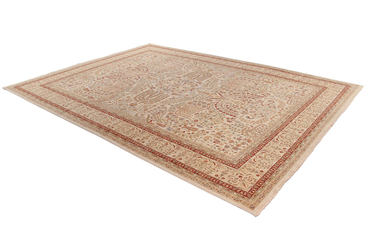 Tappeto orientale classico in lana fine, fatto a mano 400x300cm